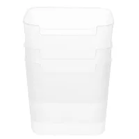 3Pcs Clear Fridge Organizer Bins thumbnail 1