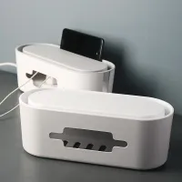 Bamboo Cable Storage Box thumbnail 2