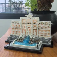 Trevi Fountain Building Blocks Model thumbnail 3