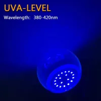 9W UV LED Blacklight Bulb E27 thumbnail 3
