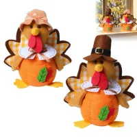 Thanksgiving Plush Turkey Figurine thumbnail 3