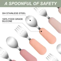 2PCS Stainless Steel Baby Utensil Set thumbnail 5