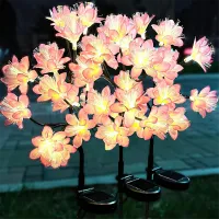 Peach Blossom Solar Garden Lights thumbnail 5