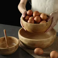 Japanese Wooden Noodle Bowl Set thumbnail 4