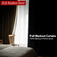 Linen Blackout Thermal Curtains thumbnail 3