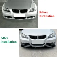 BMW 3 Series E90/E91 Front Bumper Lip Splitter thumbnail 3