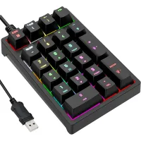RGB Mechanical Number Pad - 21 Key USB Numpad thumbnail 1