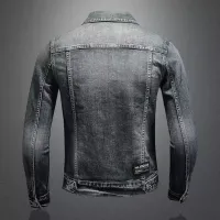 Men's Vintage Distressed Denim Jacket thumbnail 3