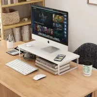 Creative Monitor Stand with Storage Rack thumbnail 4