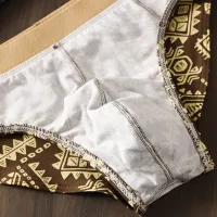Men's Retro Print Cotton Briefs 3-Pack thumbnail 6