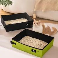 Portable Foldable Cat Litter Box thumbnail 1