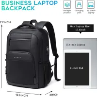 BANGE USB Charging Travel Backpack thumbnail 2
