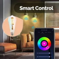 MOES Smart ST64 Edison LED Bulbs thumbnail 6