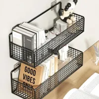 No Drill Wall Mounted Organizer Shelf thumbnail 3