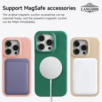 LANGSIDI Cowhide Leather Magsafe Case thumbnail 6