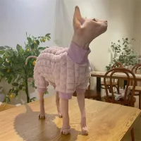 Sphynx Cat Fleece Turtleneck Sweater thumbnail 3