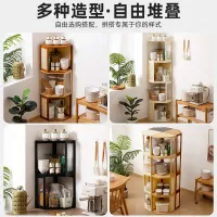 Bamboo Corner Spice Rack Organizer thumbnail 5