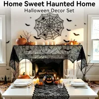 Halloween Spiderweb Decorations Set thumbnail 8