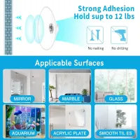 15" Suction Cup Plant Window Shelf thumbnail 5