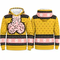 Christmas Ugly Hoodie Sweatshirt Unisex thumbnail 5