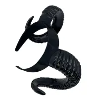 Black Demon Horn Cosplay Headdress thumbnail 6