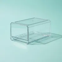 Large Clear Fridge Organizer Bin thumbnail 4
