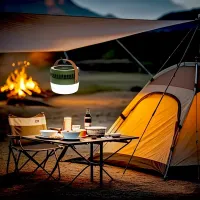3-in-1 Solar Camping Light with Fan thumbnail 6