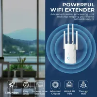 1200Mbps Dual Band WiFi Extender thumbnail 1