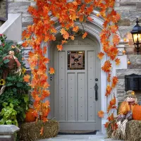 Fall Maple Leaf Garland Artificial Vine thumbnail 4