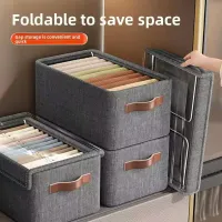 Clear Folding Storage Box with Lid thumbnail 6