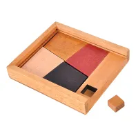 Classic Wooden IQ Tangram Puzzle thumbnail 4