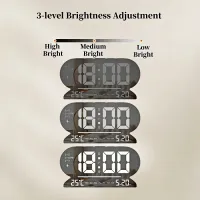 USB Digital Alarm Clock with Temp thumbnail 6