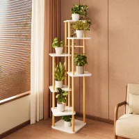 Solid Wood Plant Display Shelf thumbnail 2