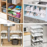 Adjustable Cabinet Organizer Shelves thumbnail 6