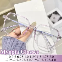 Large Frame Blue Light Blocking Myopia Glasses thumbnail 1