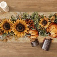 Autumn Pumpkin Sunflower Table Runner thumbnail 6