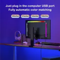 USB RGB Monitor Light Strip for Gaming thumbnail 5