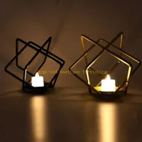 Nordic Geometric Candlestick Holders thumbnail 2