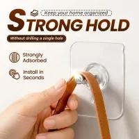 Drill-Free Adhesive Wall Hooks thumbnail 2