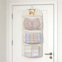 Cat Print 3-Layer Hanging Closet Organizer thumbnail 5
