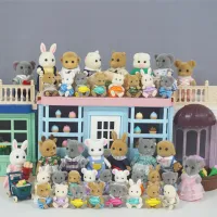 Mini Animal Dollhouse Kitchen Set thumbnail 2