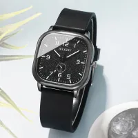 Square Dial Silicone Strap Quartz Watch thumbnail 5