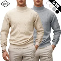 Men's Mock Neck Knit Pullover Sweater thumbnail 1