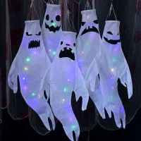 LED Hanging Ghost Halloween Decor thumbnail 1