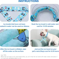 Pet Cooling Scarf - Summer Heat Relief thumbnail 6