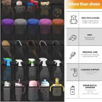 40-Pocket Over Door Shoe Organizer thumbnail 6