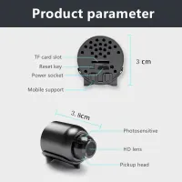 HD 1080P Mini WiFi Baby Monitor Camera thumbnail 5