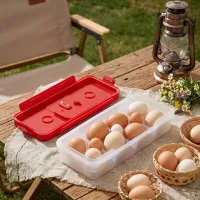 Clear Egg Storage Box Organizer thumbnail 3