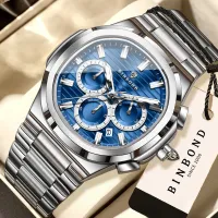 BINBOND Chronograph Watch for Men with Gift Box thumbnail 1
