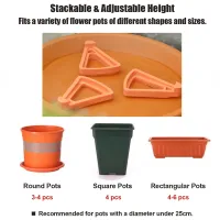 Plant Pot Feet Drainage Risers thumbnail 4